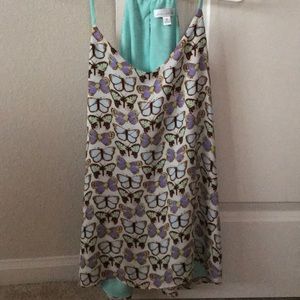 Beautiful butterfly print tank